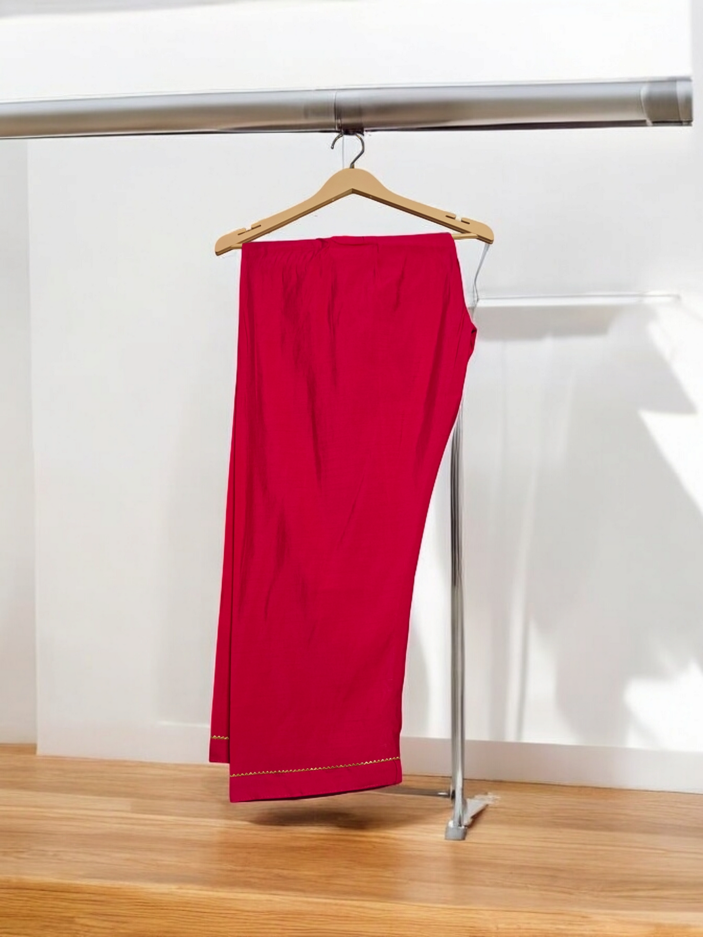 RANI PINK COLOR ROMAN SILK WITH DIGITAL PRINT DUPATTA