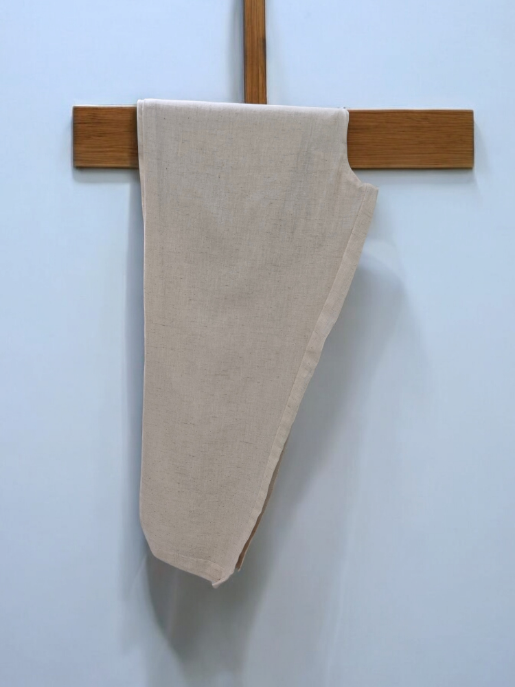 FLORAL PRINTED BROWN AND CREAM COTTON KURTA SET