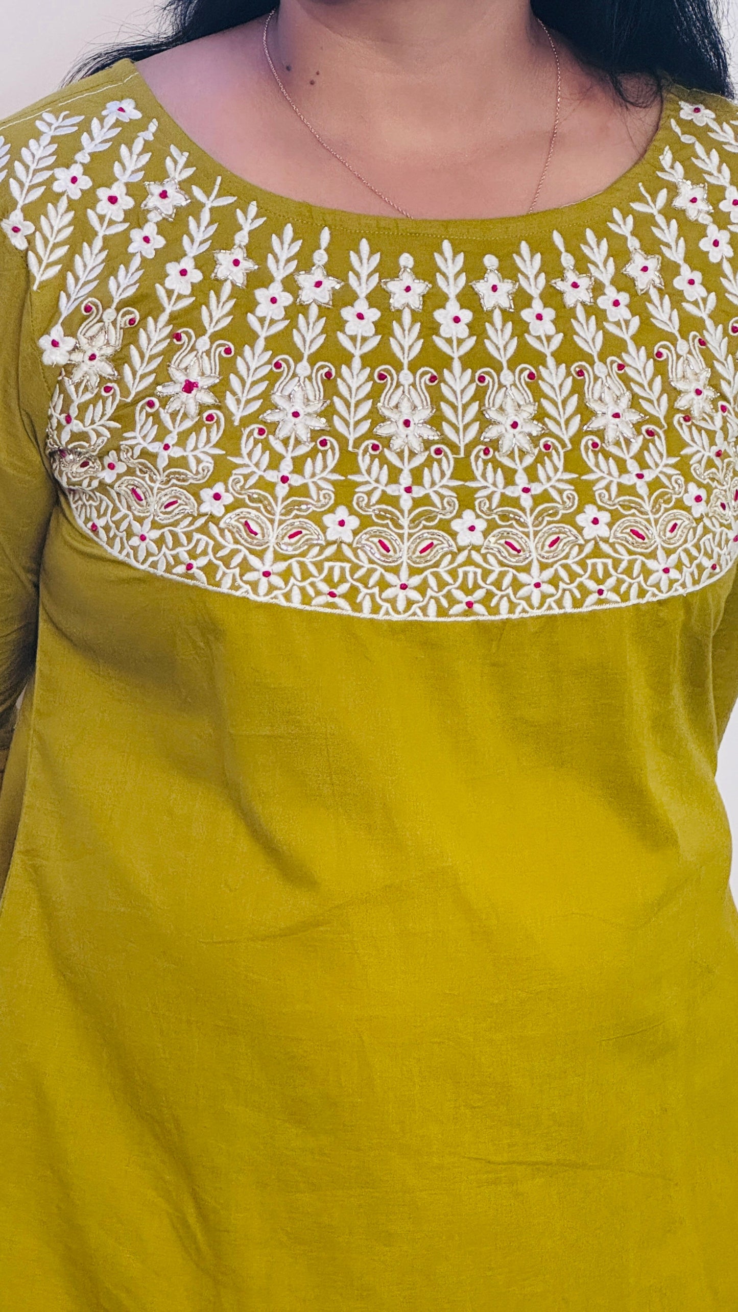 HEENA GREEN EMBROIDERED CO-ORD SET