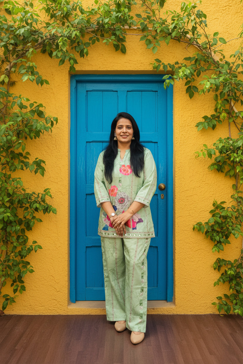 Green Co-Ord Set 